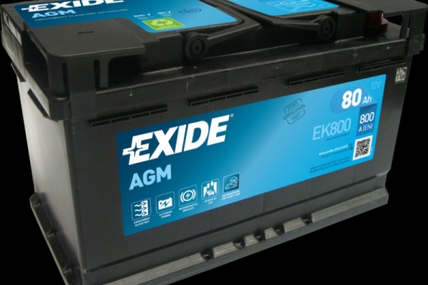 Ogłoszenie - Akumulator 80Ah 800A Exide AGM start&stop EK800. Zdjęcie 1