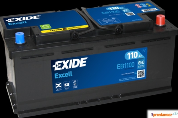 Ogłoszenie - Akumulator 110Ah 850A EB1100 Exide Excell. Zdjęcie 1