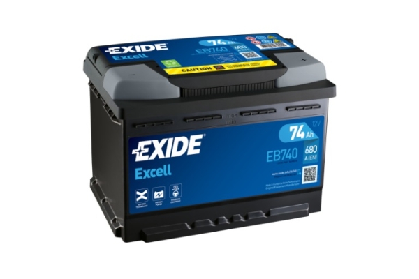 Ogłoszenie - Akumulator 74Ah 680A EB740 Exide Excell. Zdjęcie 1