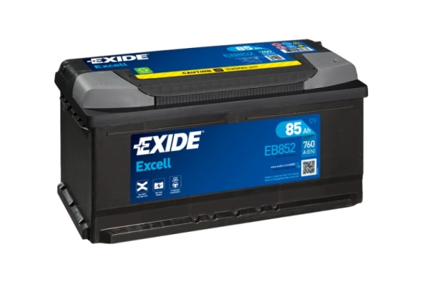 Ogłoszenie - Akumulator 85Ah 760A EB852 Exide Excell. Zdjęcie 1