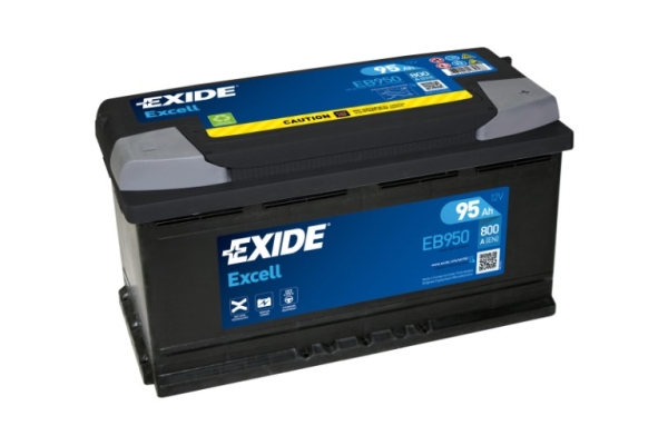 Ogłoszenie - Akumulator 95Ah 800A EB950 Exide Excell. Zdjęcie 1