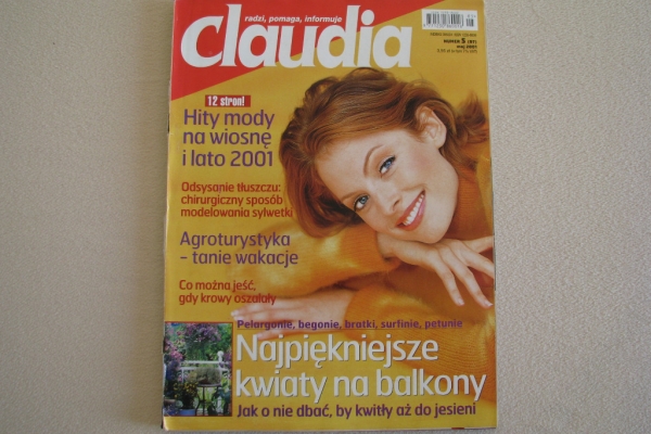 Ogłoszenie - Magazyn Claudia – miesięcznik z lat 1997 - 2013. Zdjęcie 4