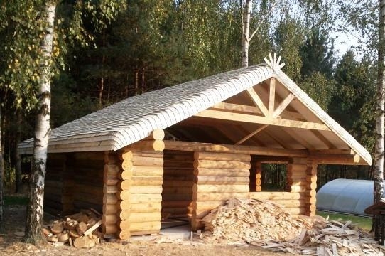 Ogłoszenie - Sauna ogrodowa - bania - domek rekreacyjny z bali. Zdjęcie 4