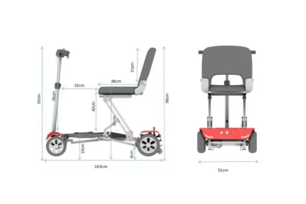 Ogłoszenie - Skuter elektryczny składany BILI BIKE FOLD Z1. Zdjęcie 5