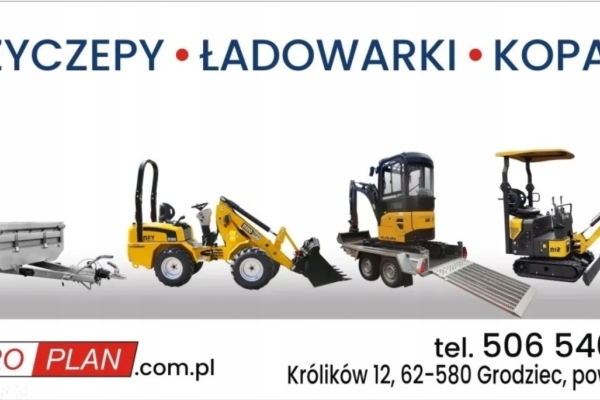 Ogłoszenie - Koparka Nex N12 Full Nowa wersja -Yanmar + Przyczepa !. Zdjęcie 9