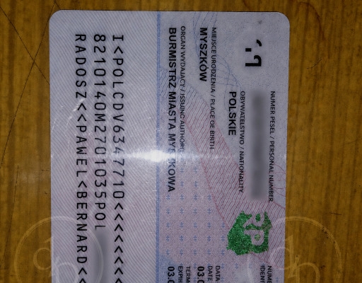 Ogłoszenie - Dowody Osobiste Premium 1:1 Lub Wersje Cyfrowe. Zdjęcie 3
