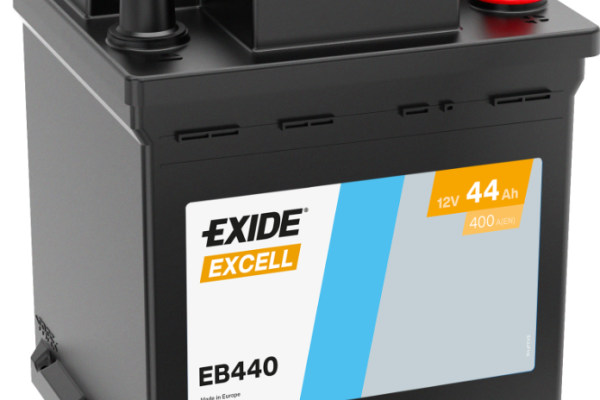 Ogłoszenie - Akumulator 44Ah 400A Exide Excell EB440 kostka prawy plus. Zdjęcie 1