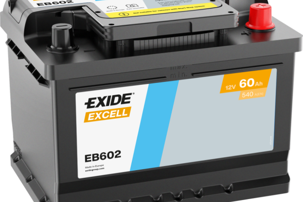 Ogłoszenie - Akumulator 60Ah 540A Exide Excell EB602 EN PRAWY PLUS. Zdjęcie 1