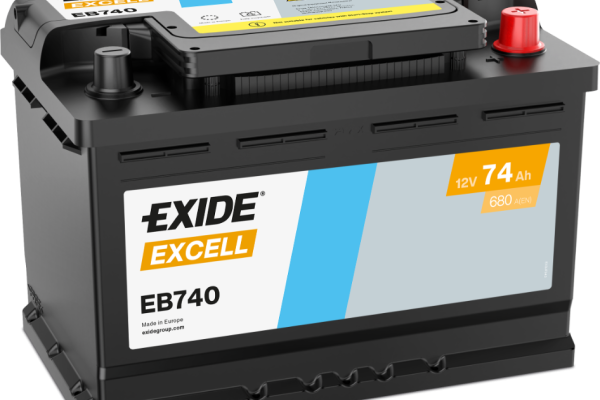 Ogłoszenie - Akumulator 74Ah 680A Exide Excell EB740 EN PRAWY PLUS. Zdjęcie 1