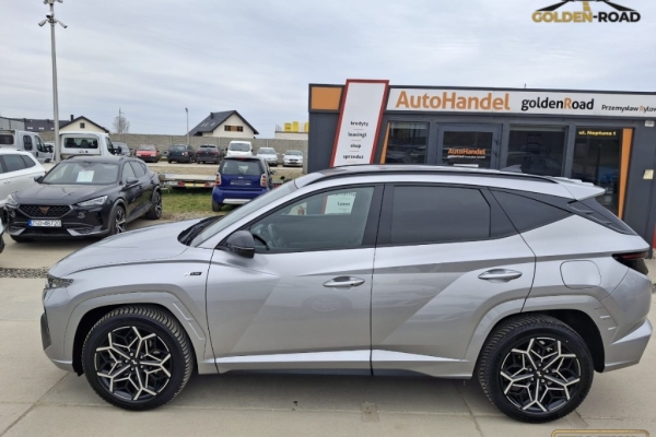 Ogłoszenie - TUCSON 1,6 hybrid 180KM N-line alcantara navi kamera opłacony. Zdjęcie 4