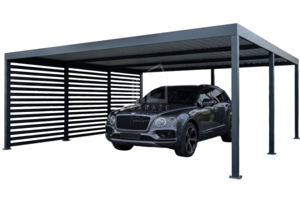 Ogłoszenie - CarPort PREMIUM - wiata samochodowa 6x5 - antracyt - dodatkowa zabudowa ID1178. Zdjęcie 1