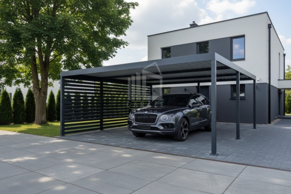 Ogłoszenie - CarPort PREMIUM - wiata samochodowa 6x5 - antracyt - dodatkowa zabudowa ID1178. Zdjęcie 2
