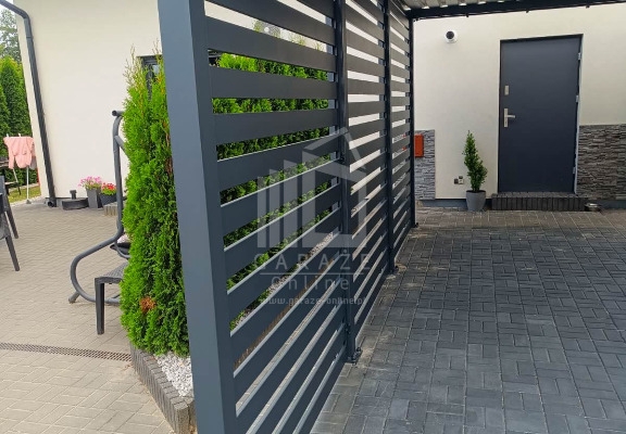 Ogłoszenie - CarPort PREMIUM - wiata samochodowa 6x6 - antracyt - dodatkowa zabudowa ID1034. Zdjęcie 3
