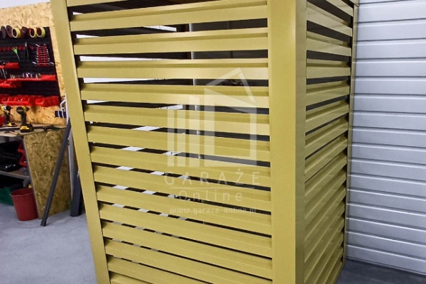 Ogłoszenie - Osłona klimatyzatora – pompy ciepła 120x80x180cm cm Piaskowy ID1149. Zdjęcie 5