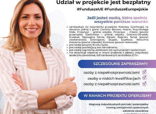 Ogłoszenie - Projekt Nowe możliwości. Zdjęcie 1