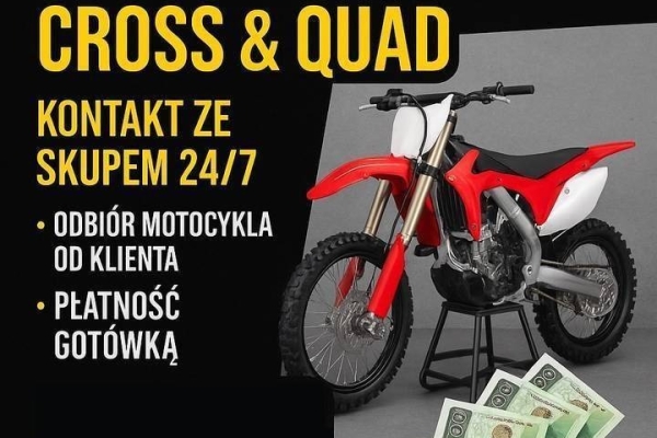 Ogłoszenie - SKUP MOTOCYKLI CROSS CROSSY CROSSÓW ENDURO QUADÓW -SPRAWNYCH I USZKODZNYCH-. Zdjęcie 4