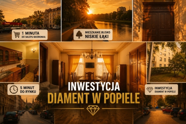 Ogłoszenie - 2pok, 54met, Okolice Niskich Łąk PARKING (Wrocław). Zdjęcie 1