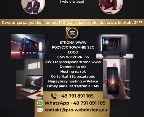 Ogłoszenie - STRONA INTERNETOWA SKLEP INTERNETOWY STRONY PRZEPROWADZKI. Zdjęcie 1