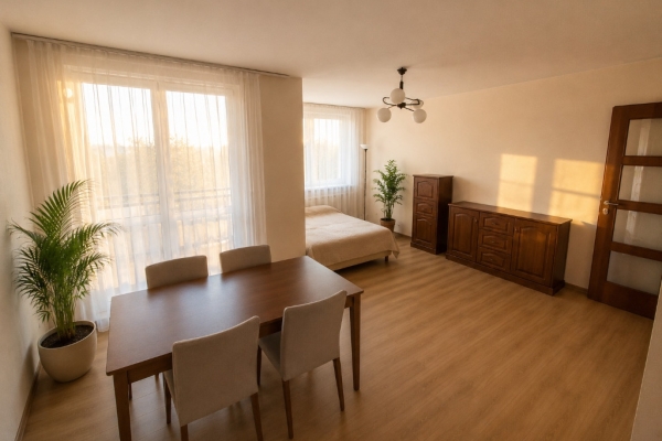 Ogłoszenie - 2pok, 50met, Okolice Romanowskiego BALKON/PIWNICA (Wrocław). Zdjęcie 1