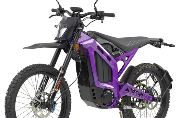 Ogłoszenie - Skuter CROSS elektryczny BILI BIKE eMUD, fioletowy. Zdjęcie 1