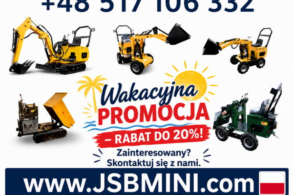 Ogłoszenie - Ładowarka Koparka Wozidło - NOWE 2025 - Prosto od Producenta JSB POLSKA -. Zdjęcie 1