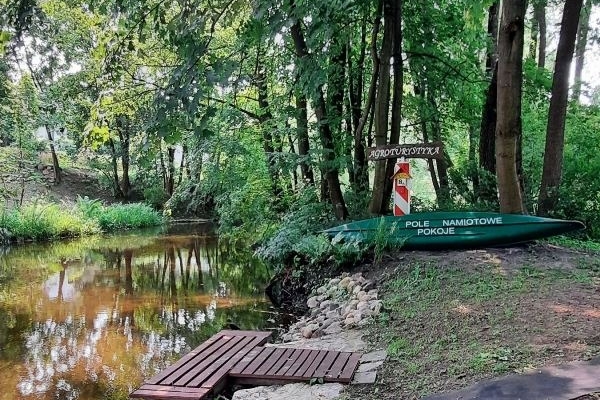 Ogłoszenie - Spływy kajakowe rzeką Wel - Pole namiotowe z zapleczem - Agroturystyka. Zdjęcie 2