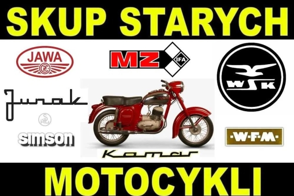 Ogłoszenie - SKUP STARYCH ZABYTKOWYCH MOTOCYKLI MOTOROWERÓW MOTORÓW MOTORY ODKUP GOTÓWKA. Zdjęcie 5