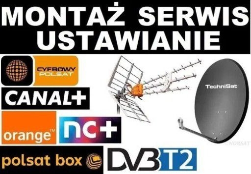 Ogłoszenie - Instalacja anten naziemnych Szczecin Naprawa anten Satelitarnych Szczecin Instalator anten satelitarnych Szczecin. Zdjęcie 1