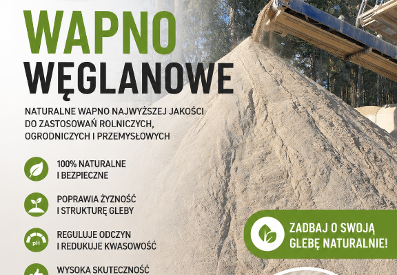 Ogłoszenie - WAPNO NAWOZOWE -WĘGLANOWE Z KOPALNI WAPIENIA MORAWICA. Zdjęcie 1