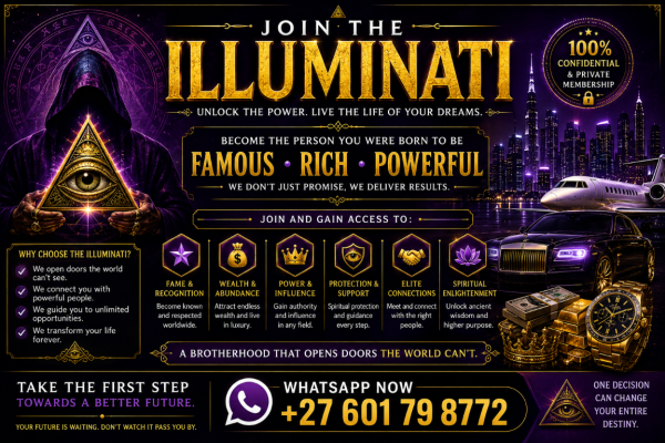 Ogłoszenie - # ♠♠JOIN ILLUMINATI IN SWITZERLAND+27 601 79 8772  MADRID,BERCELONA,PARIS. Zdjęcie 1