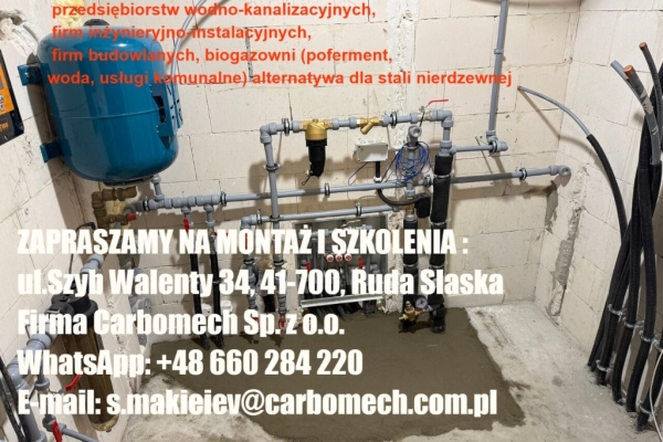 Ogłoszenie - Oferta dla wykonawców instalacji przemysłowych ! ZAPRASZAMY NA MONTAŻ I SZKOLENIA : ul.Szyb Walenty 34, 41-700, Ruda Sla. Zdjęcie 1