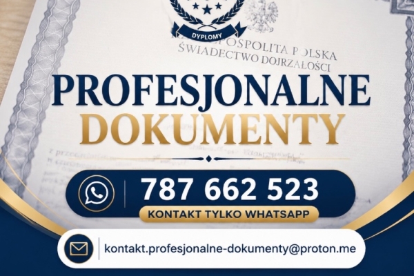 Ogłoszenie - Dyplom Matura Świadectwo BEZ ZALICZEK Tylko tu uczciwa oferta dyplom inżyniera. Zdjęcie 1