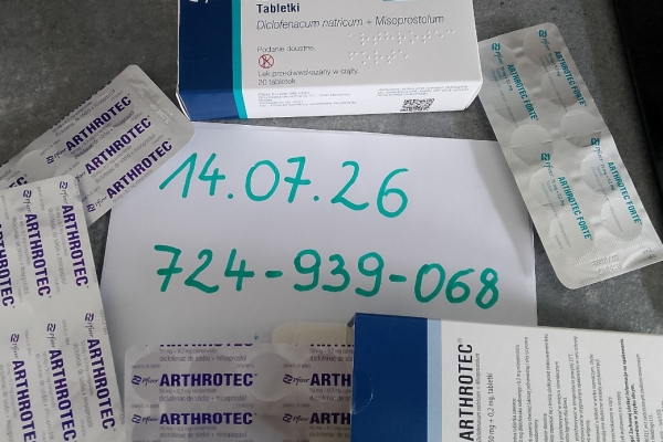 Ogłoszenie - Arthrotec Forte tabletki sprzedam Arthrotec 50 Misoprostol tabletki Ru486 Cytotec. Zdjęcie 1