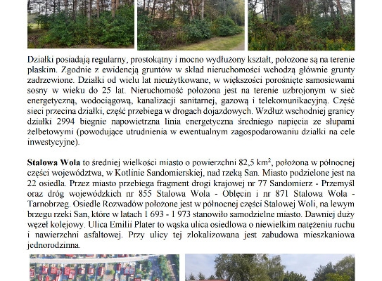 Ogłoszenie - Syndyk sprzeda udziały w grunatach Jastkowice - Stalowa Wola. Zdjęcie 4