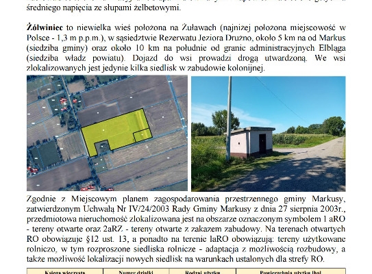 Ogłoszenie - Syndyk sprzeda udziały w grunatach Żurawiec, Żółwiniec, Jurandowo. Zdjęcie 3