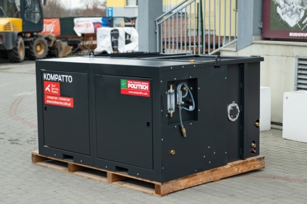Ogłoszenie - Mieszarka Kompatto przeznaczona do produkcji lekkich zapraw, pianobetonów i styrobetonów POLYTECH.. Zdjęcie 1