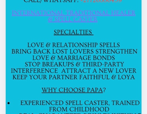 Ogłoszenie - +27726886459 GREAT LOST SPELLS CASTER IN ALL LIFE PROBLEMS IN NEW JERSEY Jersey City, Newark, Elizabeth, Paterson , Toms. Zdjęcie 1