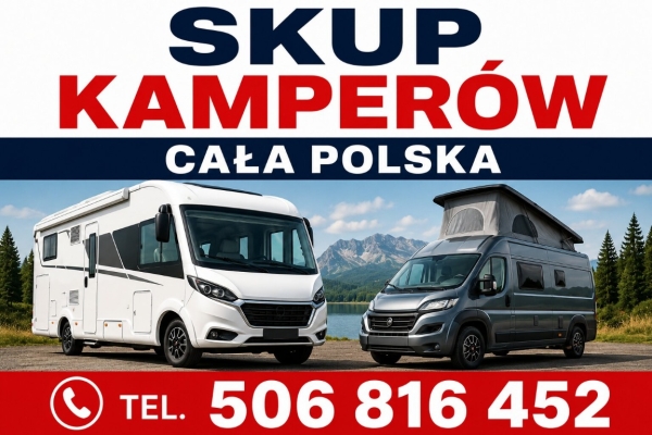Ogłoszenie - SKUP KAMPERÓW SAMOCHODÓW KEMPINGOWYCH KAMPER KAMPERY -SPRAWNYCH USZKODZONYCH- CAŁA POLSKA! GOTÓWKA SZYBKA SPRZEDAŻ. Zdjęcie 2