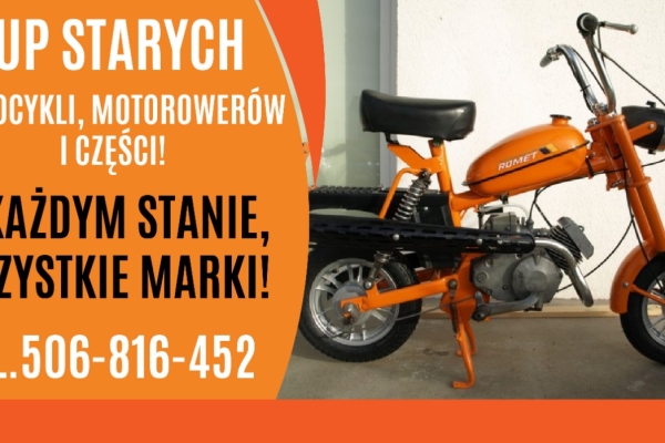 Ogłoszenie - KUPIĘ STARE ZABYTKOWE MOTOCYKLE MOTOROWERY MOTORY PRL: MOTORYNKA SOKÓŁ JAWA WFM OSA SHL WSK MZ JAWKA ROMET SIMSON ITP.... Zdjęcie 7