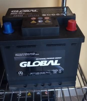 Ogłoszenie - Akumulator Global AGM start&stop 50Ah 570A Specpart Wołomin. Zdjęcie 1