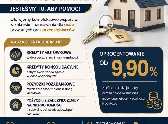 Ogłoszenie - Kredyty dla firm i rolników. Zdjęcie 1