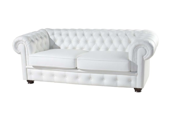 Ogłoszenie - Komplet w skórze CHESTERFIELD SZEROKI -  Angielski styl. Zdjęcie 3