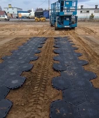 Ogłoszenie - X-Floor Hexa – modułowe płyty drogowe nawierzchniowe do dróg tymczasowych i nawierzchni stałych. Zdjęcie 5