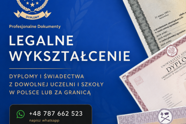 Ogłoszenie - Świadectwo BEZ ZALICZEK Kup dyplom Kup dyplom inżyniera Kup dyplom magistra z wpisem Kupie dyplom Kupie dyplom inżyniera. Zdjęcie 1