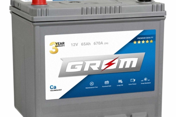 Ogłoszenie - Akumulator GROM Premium 65Ah 670A japan lewy+ Wołomin Wileńska 34. Zdjęcie 1