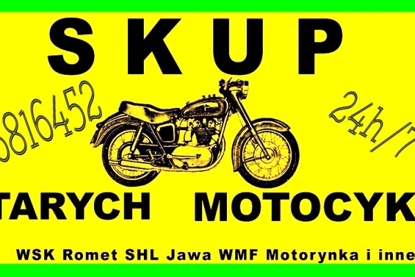 Ogłoszenie - KUPIĘ STARE ZABYTKOWE MOTOCYKLE MOTOROWERY MOTORY PRL: MOTORYNKA SOKÓŁ JAWA WFM OSA SHL WSK MZ JAWKA ROMET SIMSON ITP.... Zdjęcie 6