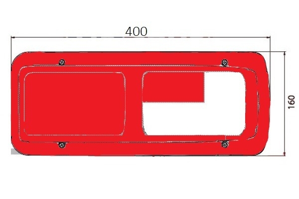 Ogłoszenie - Klosz lampy tył Volkswagen Crafter II 2017-2026 Prawy 7CA945112 7CA945096 VOLKSWAGEN CRAFTER II 30 35 40 45. Zdjęcie 3