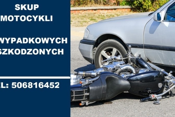 Ogłoszenie - SKUP MOTOCYKLI POWYPADKOWYCH PO WYPADKU ROZBITYCH USZKODZONYCH WYPADEK ROZBITY. Zdjęcie 4