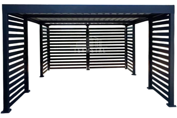 Ogłoszenie - CarPort PREMIUM - wiata samochodowa 4x6 - antracyt - dodatkowa zabudowa TS1112. Zdjęcie 1