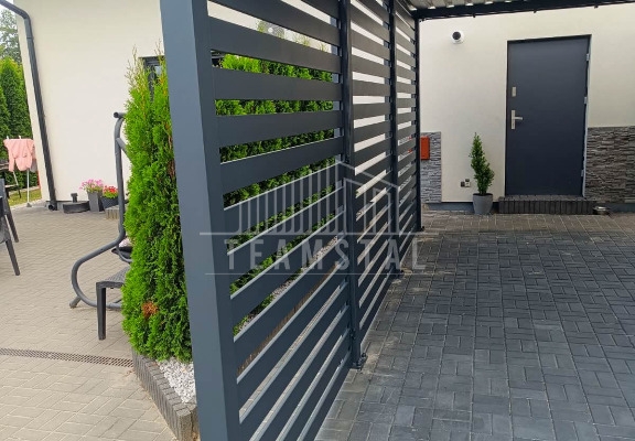 Ogłoszenie - CarPort PREMIUM - wiata samochodowa 6x6 - antracyt - dodatkowa zabudowa TS1113. Zdjęcie 2